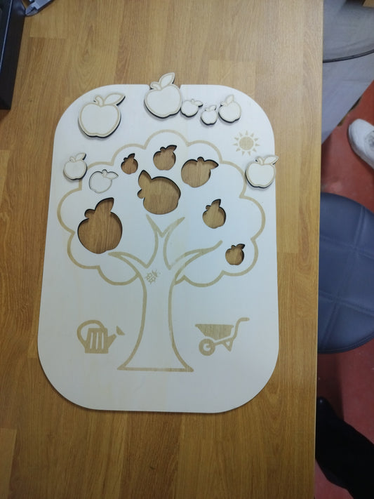 Trofast insert herfst appelboom