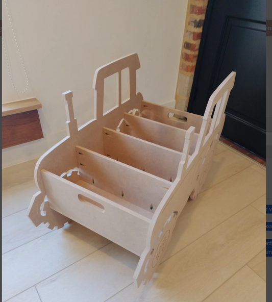 boekenrek tractor