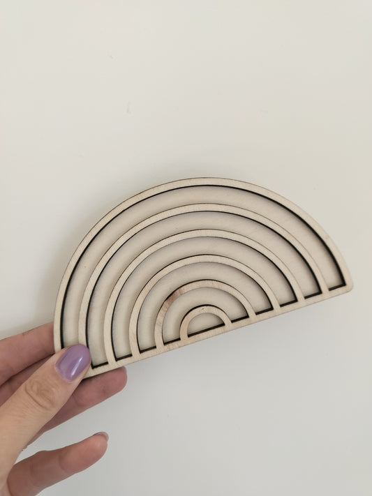 Vulvormen miniset 3 stuks - rainbow