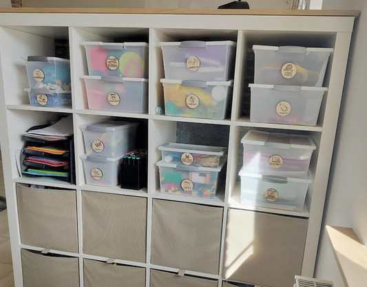 Speelgoedlabels - organisatie