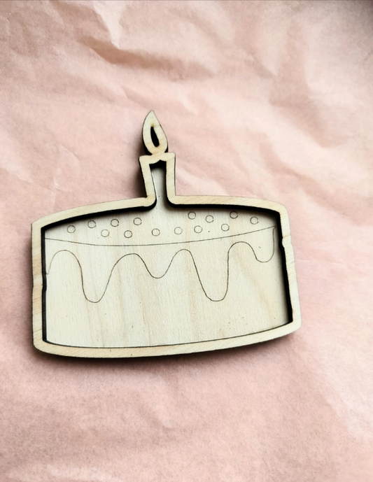 Vulvormen miniset 3 stuks - feestje