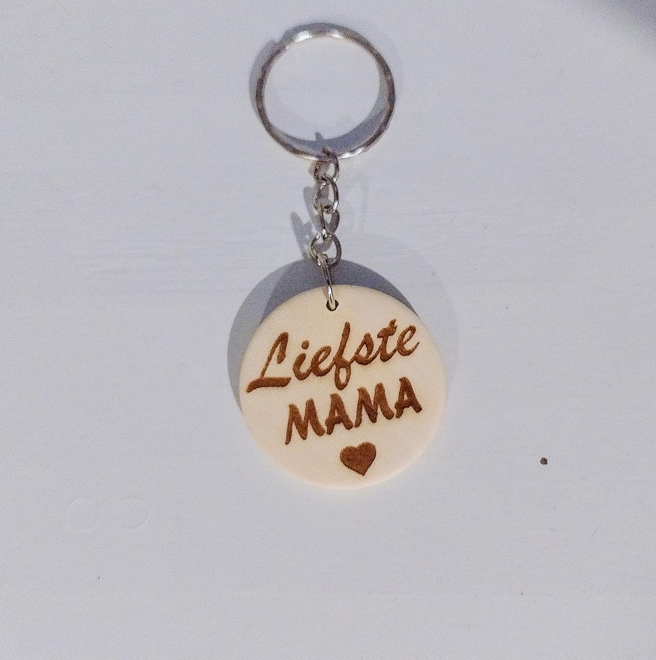 ronde sleutelhanger - gepersonaliseerd