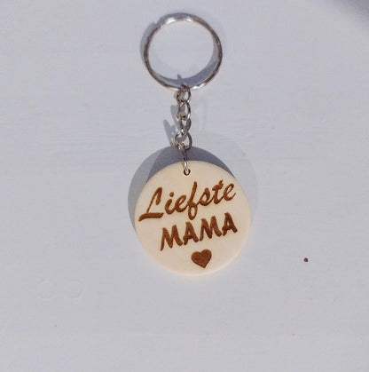 ronde sleutelhanger - gepersonaliseerd