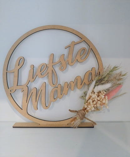 Naamcirkel - flowerhoop gepersonaliseerd