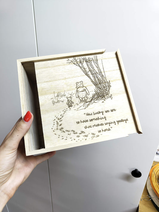 Memory box met schuifdeksel- verschillende groottes