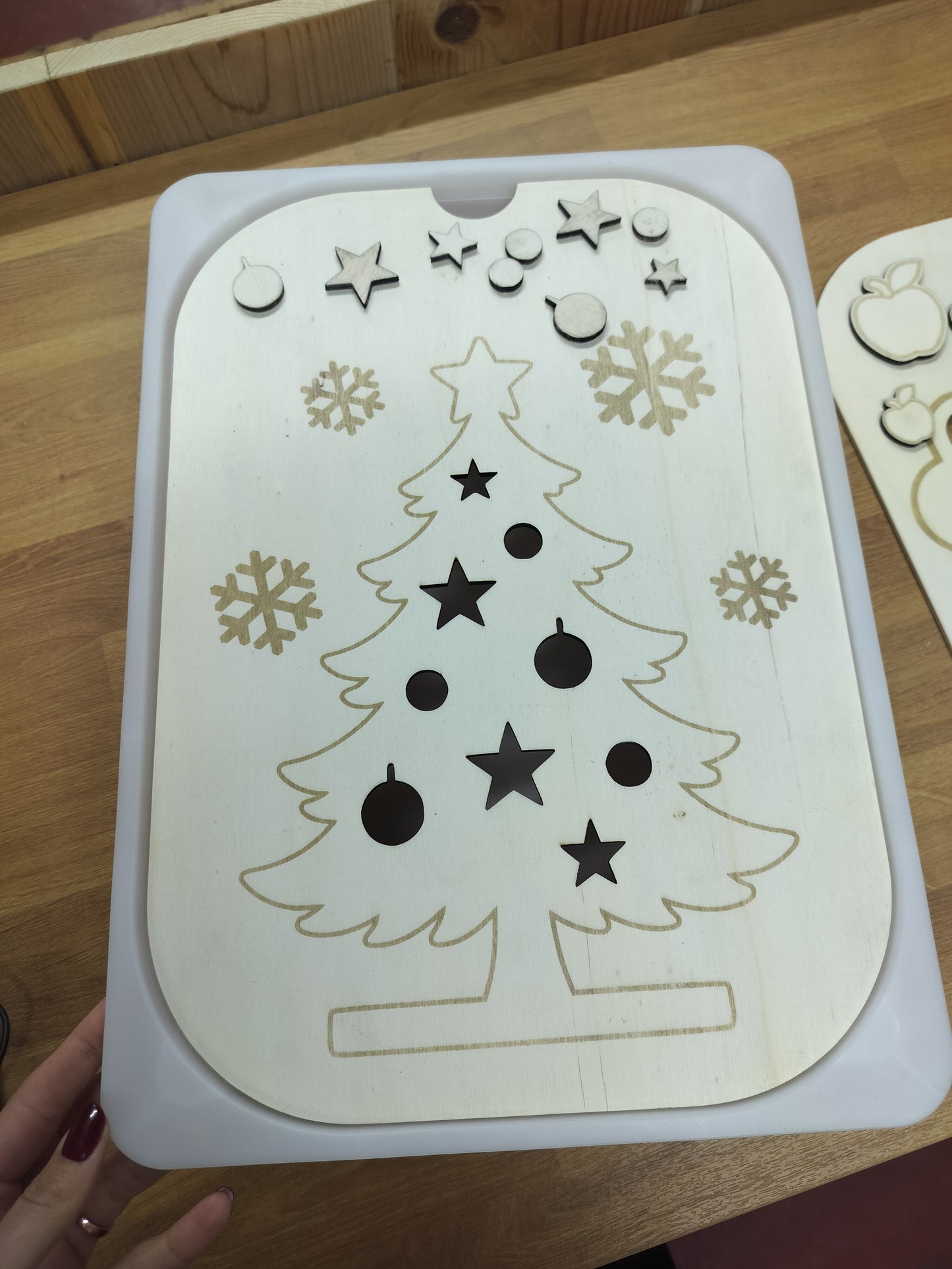 trofast insert kerstboom