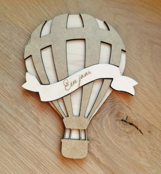 Mijlpaalkaarten luchtballon