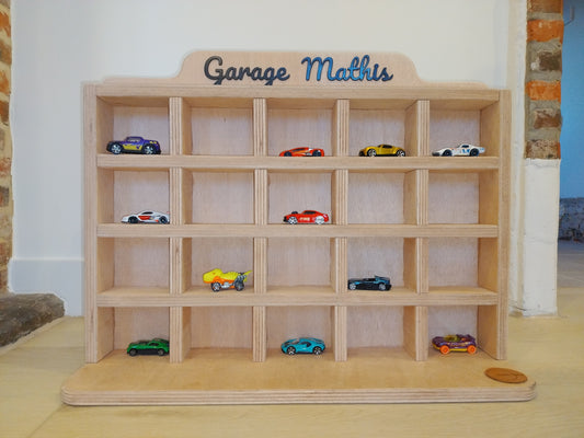 Houten gepersonaliseerde garage - auto opberger