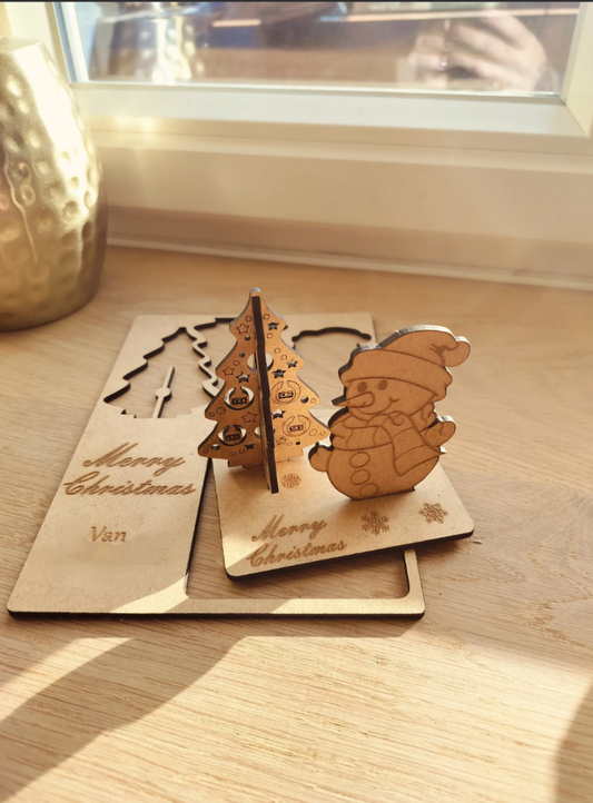 pop-up kerstkaart