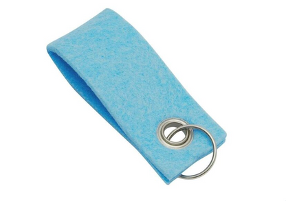 Gepersonaliseerde vilten sleutelhanger