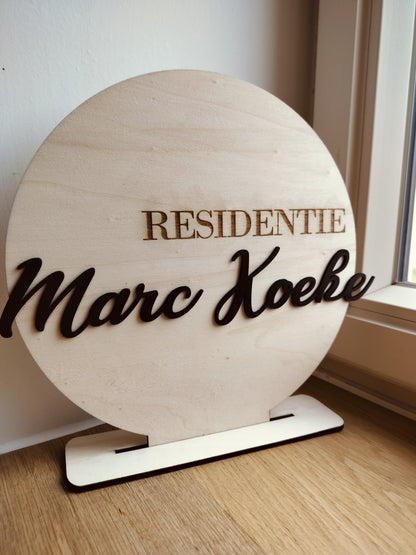 naambord op maat
