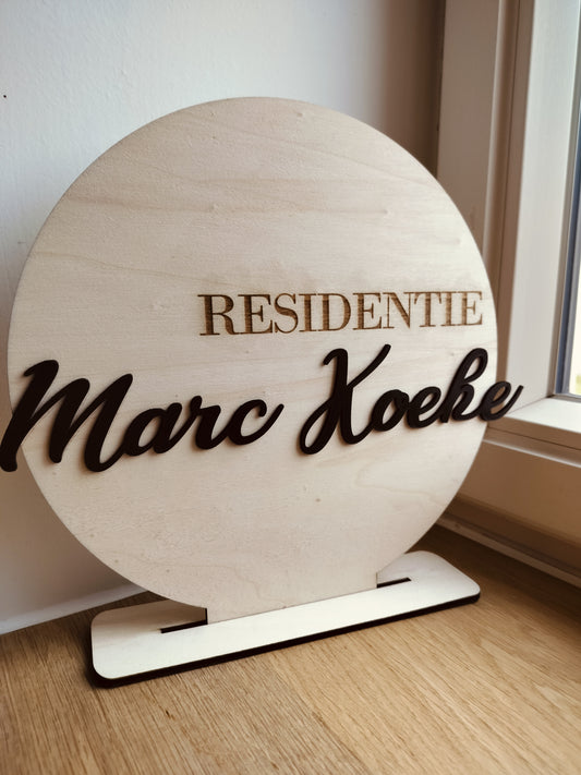 naambord op maat