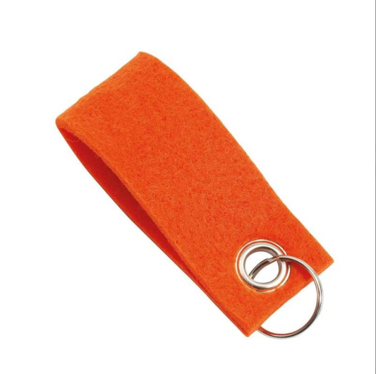 Gepersonaliseerde vilten sleutelhanger