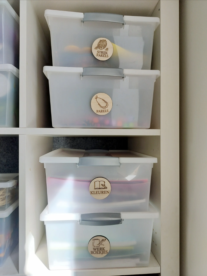 Speelgoedlabels - organisatie