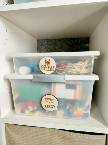 Speelgoedlabels - organisatie