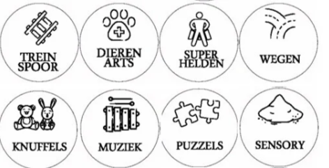 Speelgoedlabels - organisatie