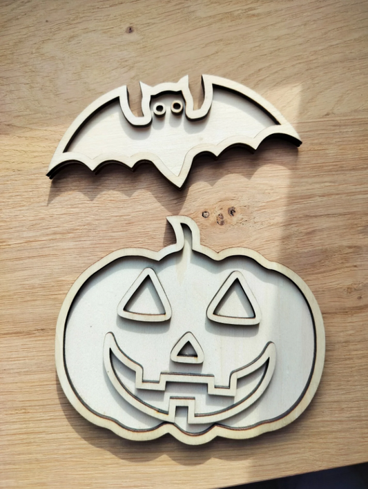 Vulvormen Halloween miniset 2 stuks